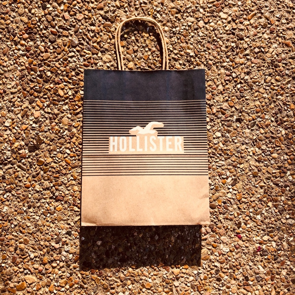 Aesthetic Hollister Shopping Bag